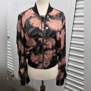 Joe’s Jeans “English Garden” Floral Print Bomber Jacket – Size S